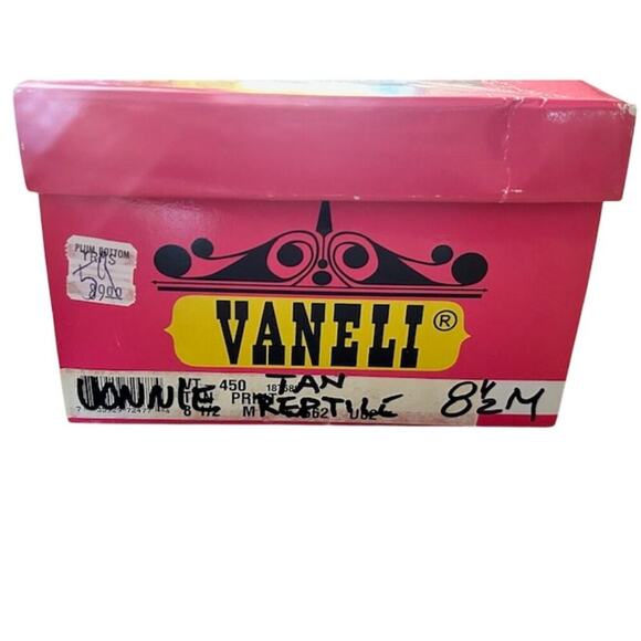 VANELI Snake Print Loafer Heels 8.5 M Brown - Picture 10 of 10